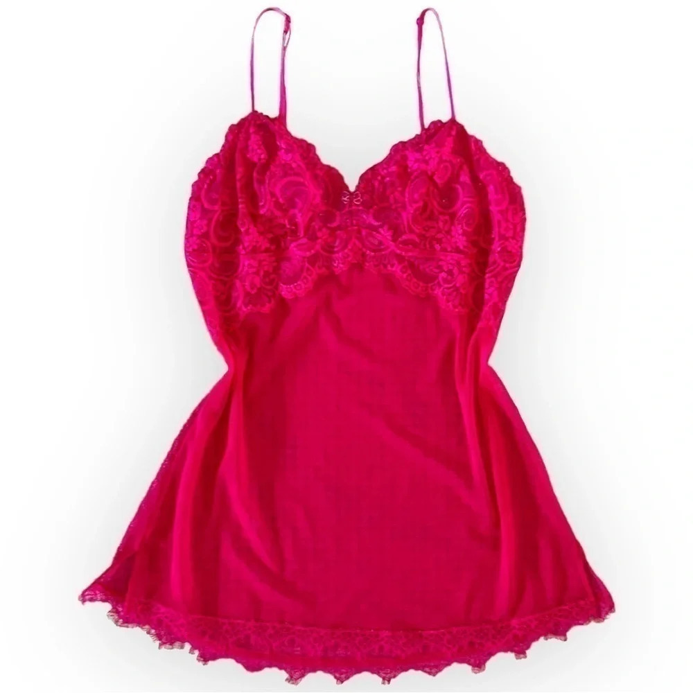 Y2K Victoria’s Secret Babydoll Mini Slip Dress